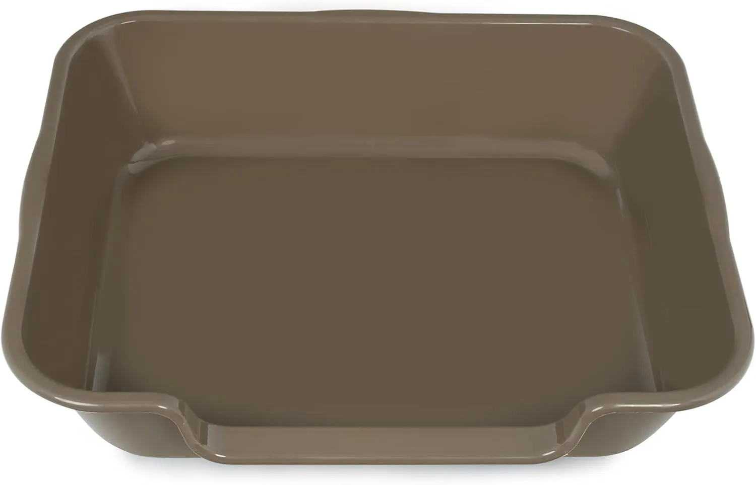 1 Pack Extra Large Dog Litter Box Pan Tray (ABS Material), Low Entry Jumbo Senior Litter Boxes for Multiple Kitten Big Cats, Pet Safe Indoor Dog Potty (Chocolate, 24" L x 20" W)