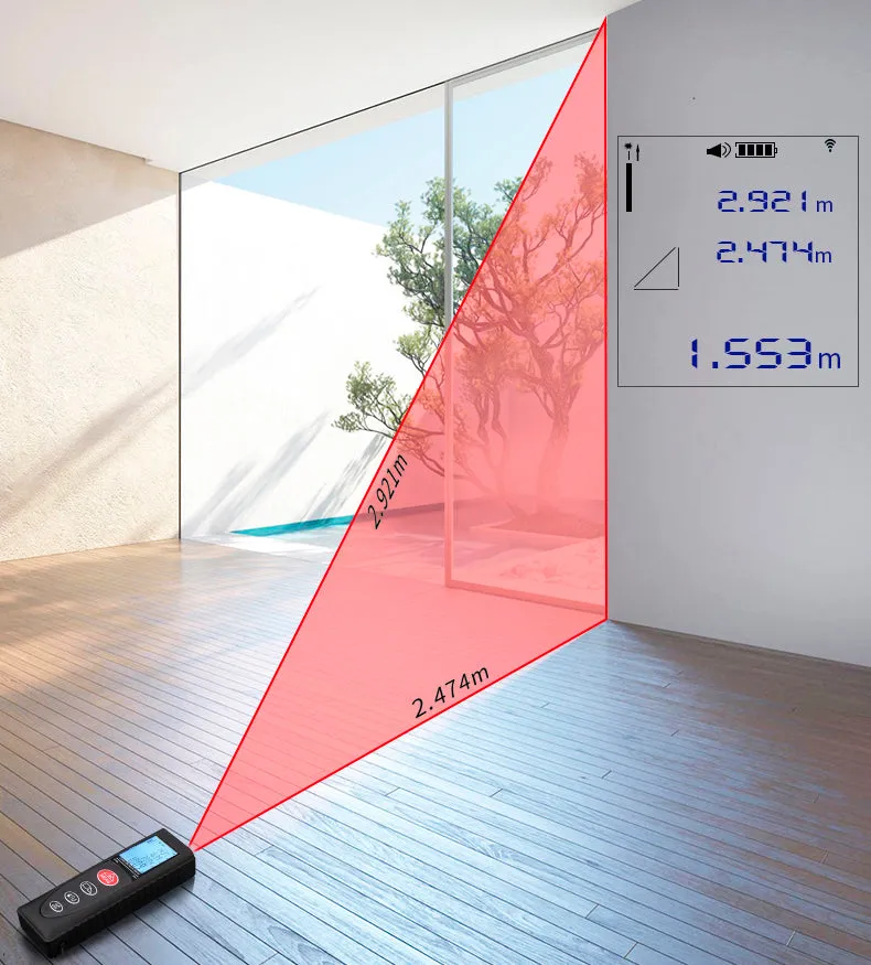 80m Mini Digital Laser Distance Meter
