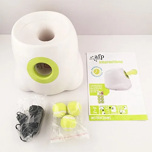 All for Paws Interactive Dog Automatic Ball Launcher Fetching Toy for Large Dogs,
