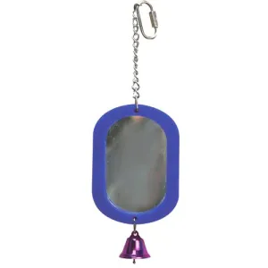 Avi One Parrot Toy Acrylic Oval Mirror 30cm