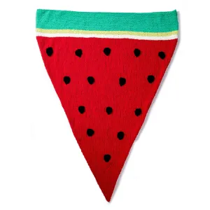 Bernat Watermelon Wedge Knit Snuggle Sack