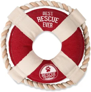 Best Rescue Ever Canvas Dog Toy on Rope