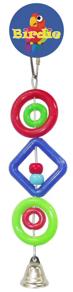 Birdie - Plastic Rings/Beads with Bells (Small)