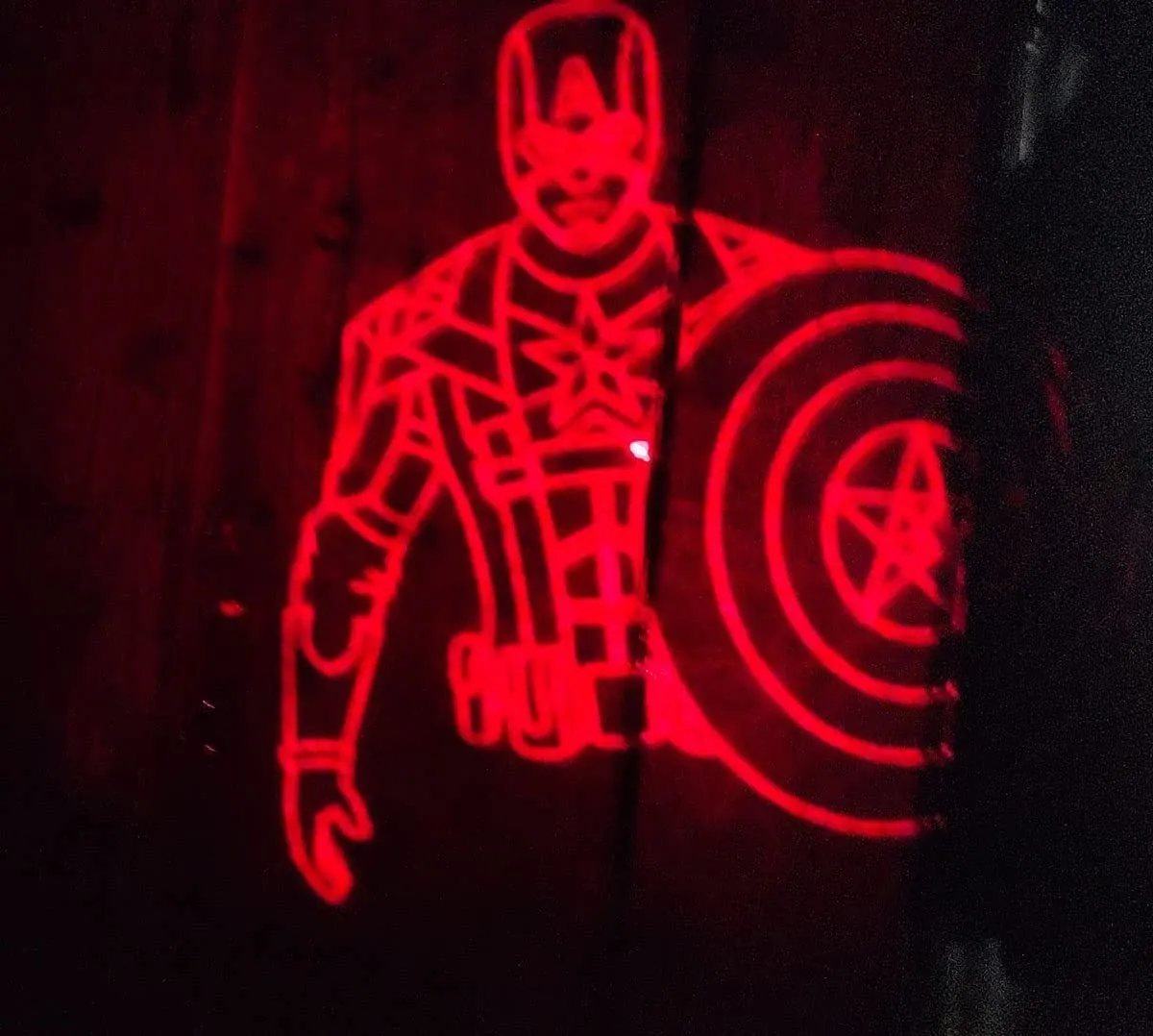 BITONA® Laser Beam Pointer Projection with Action Hero Series 5 Inter Changeable caps