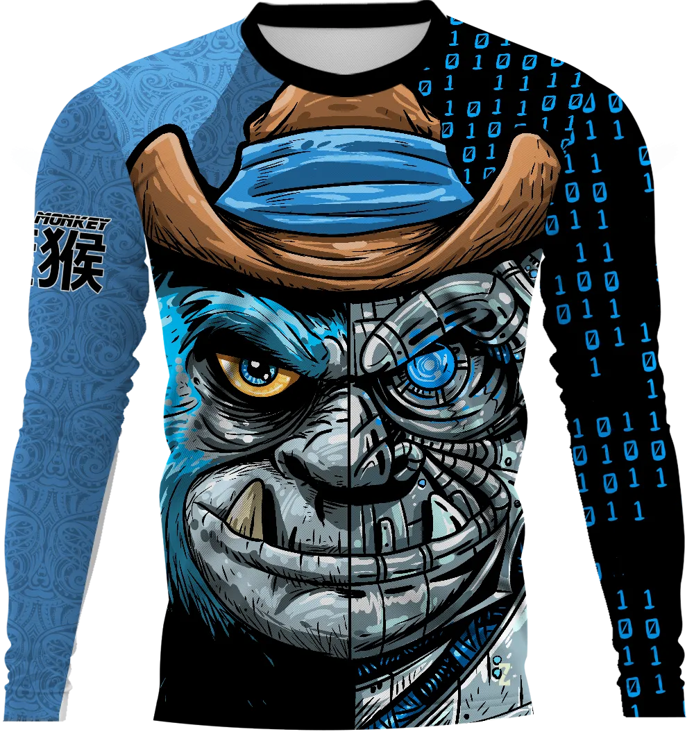 Blue Monkey TX Blue Long Sleeve