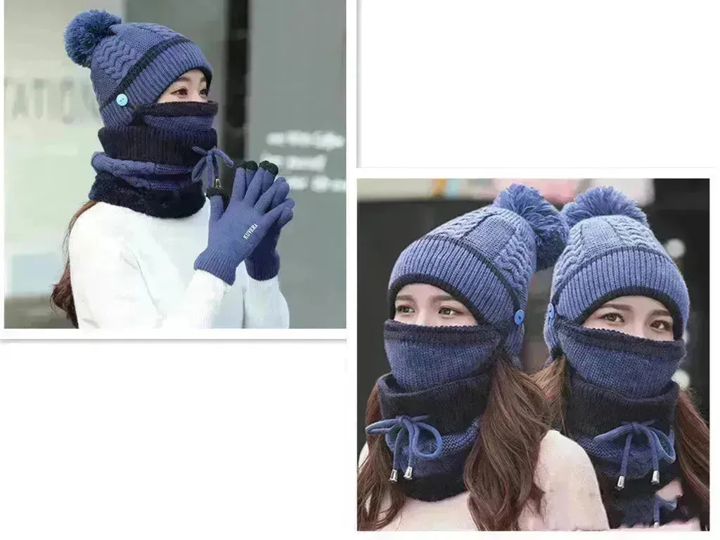 Buy Full Face winter cover knitted mask balaclavas for cold weathers