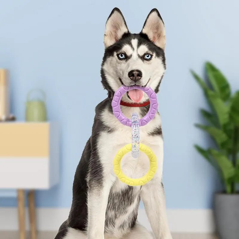 Dog Pull Toy Floating Dog Ring Durable Dog Chewers Fetch Toys