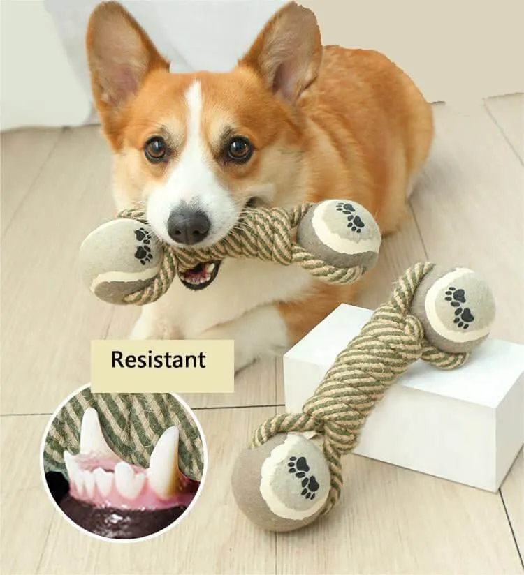 Dog Rope Chew Toy For Interactive Tug of War Fun
