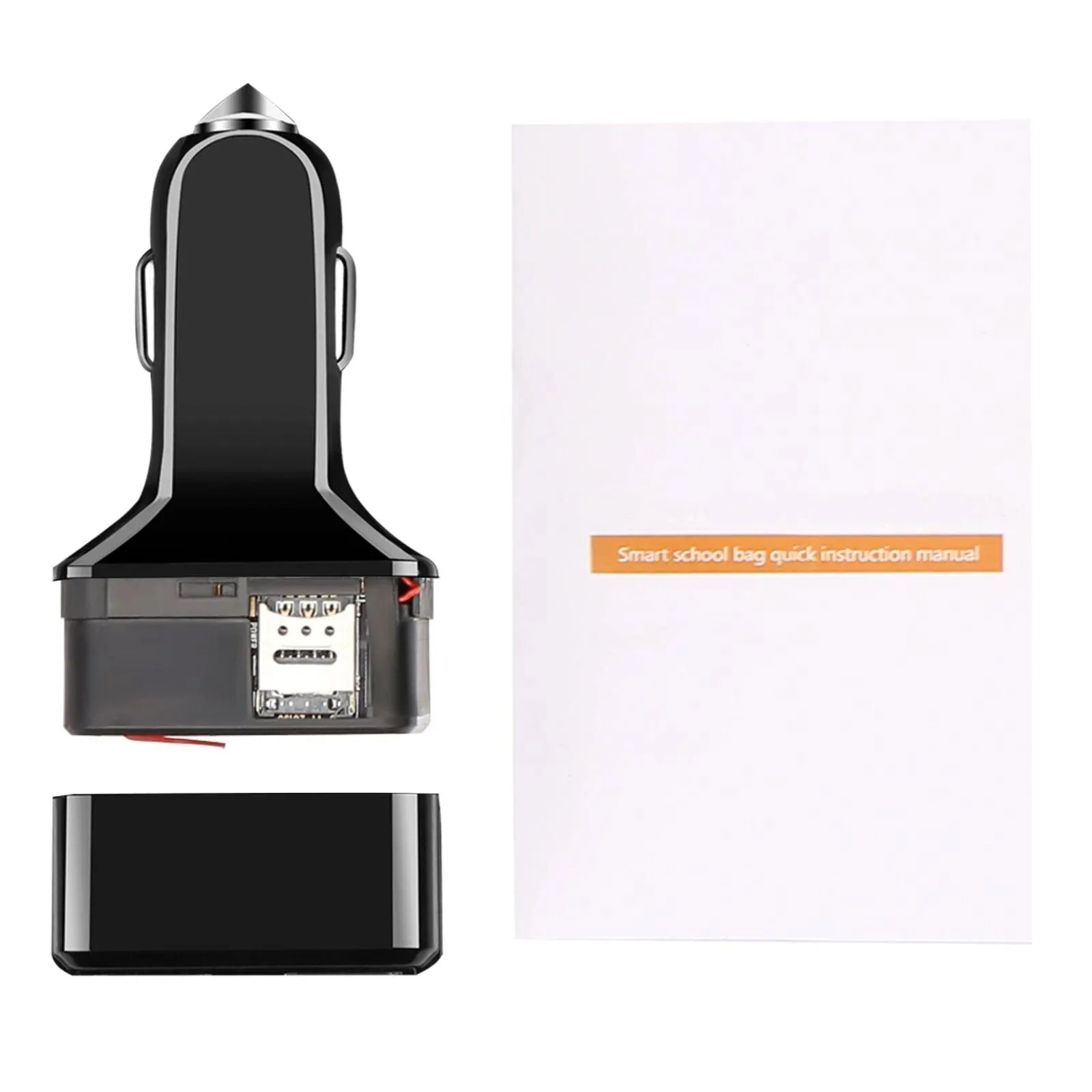 Dual USB Car Charge GPS Tracker GSM SIM Realtime GPRS Vehicle Tracking Security