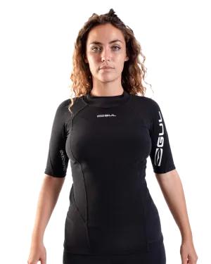Evotherm Womens Thermal Rash Vest in Black