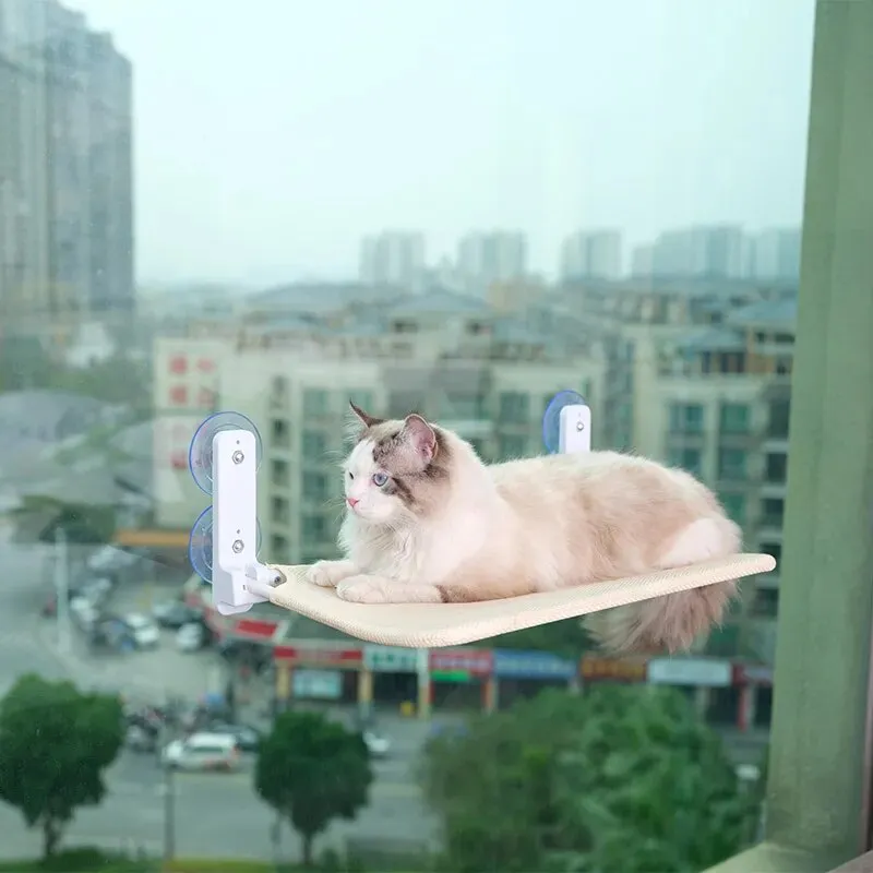 Foldable Hanging Cat Perch w/ Suction | Cat Hammock