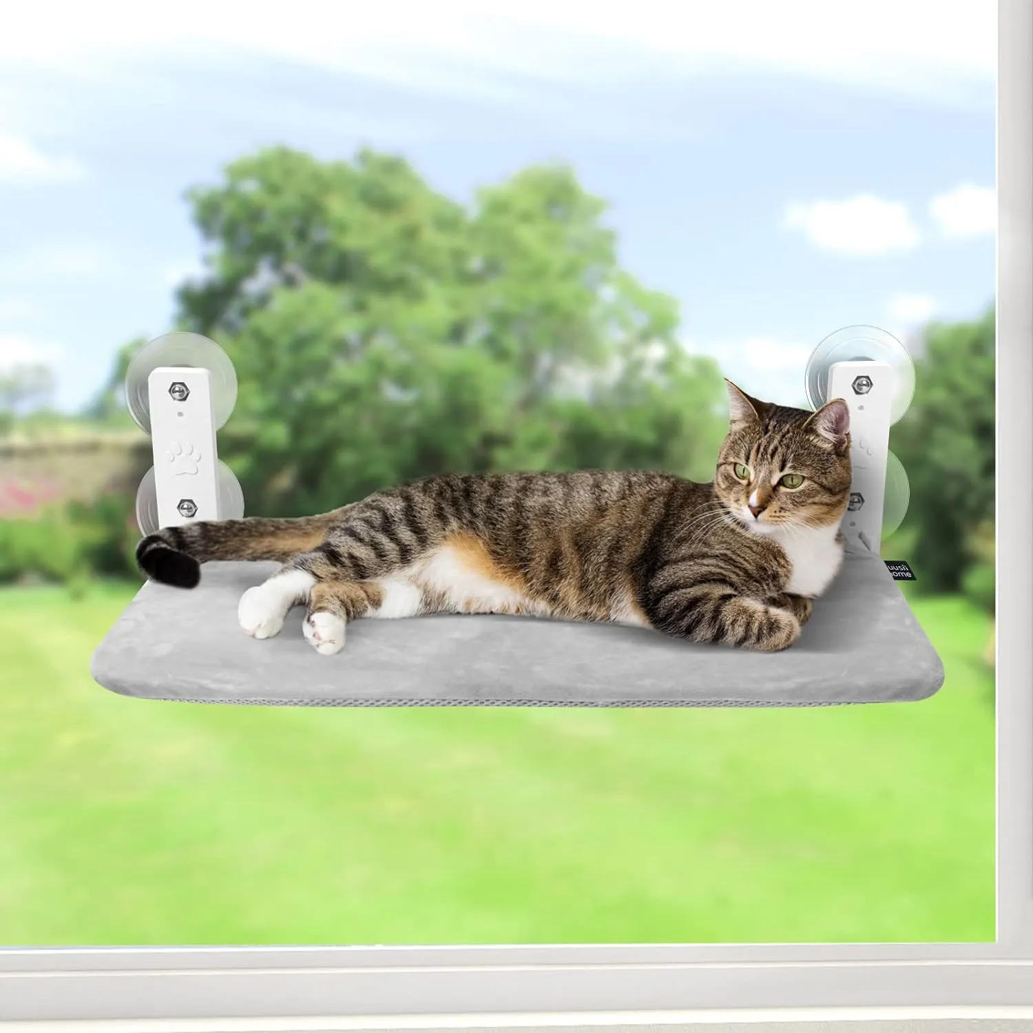Foldable Hanging Cat Perch w/ Suction | Cat Hammock