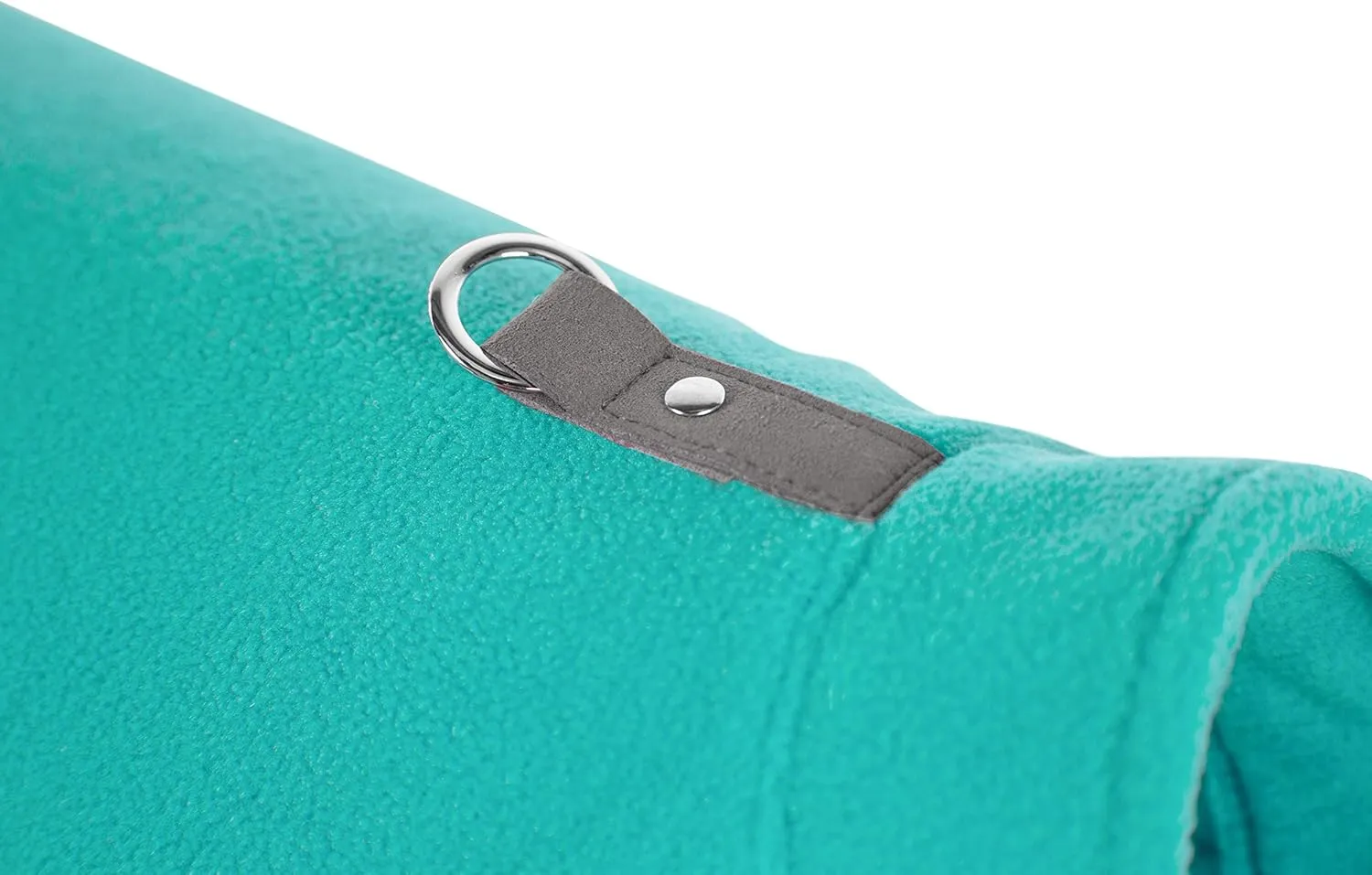 Gooby - Fleece Vest, Small Dog Pullover Fleece Jacket with Leash Ring, Turquoise, Medium