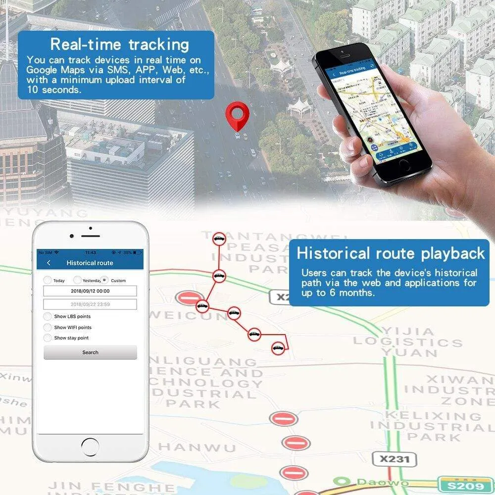 GPS Tracker TK905 Global | Remote Listen