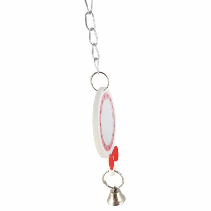 Hanging Bell Mirror Chewing Toy