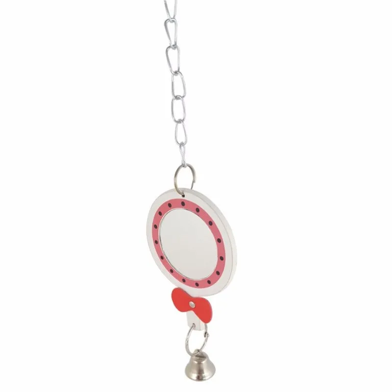 Hanging Bell Mirror Chewing Toy