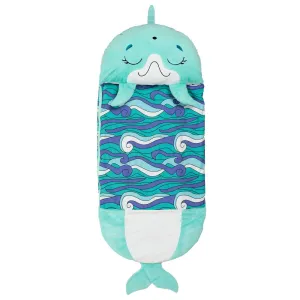 Happy Nappers Large Dolphin Disco 66 inch Pillow & Sleepy Sack - Kids 7 