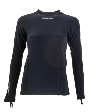 Junior Evotherm Thermal Long Sleeve Rash Vest in Black
