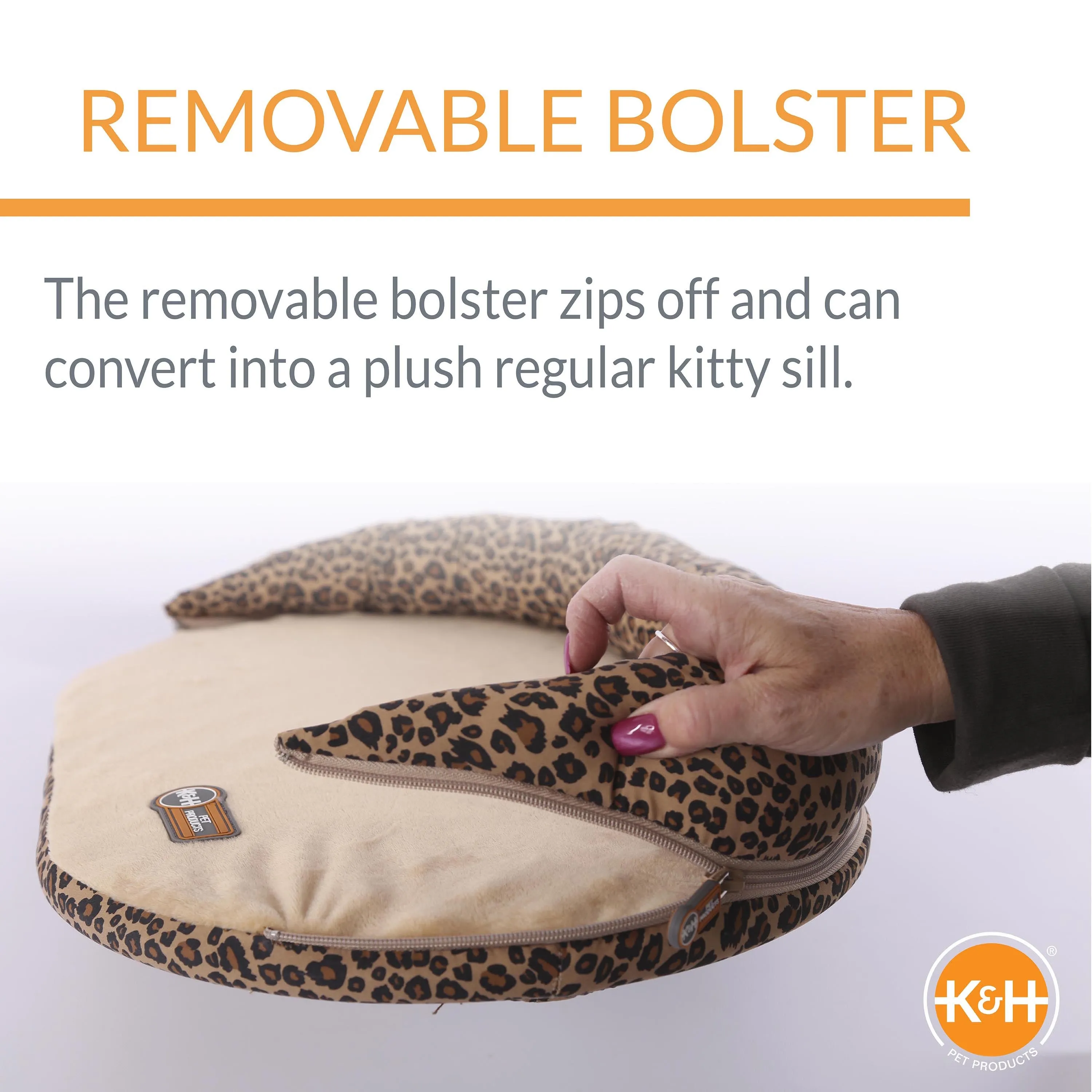 K&H Deluxe Kitty Sill with Bolster