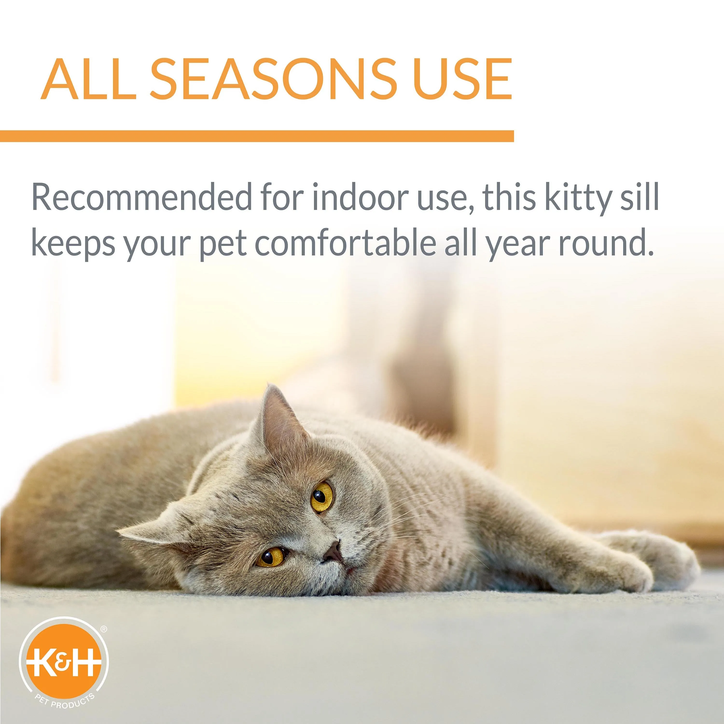 K&H Deluxe Kitty Sill with Bolster