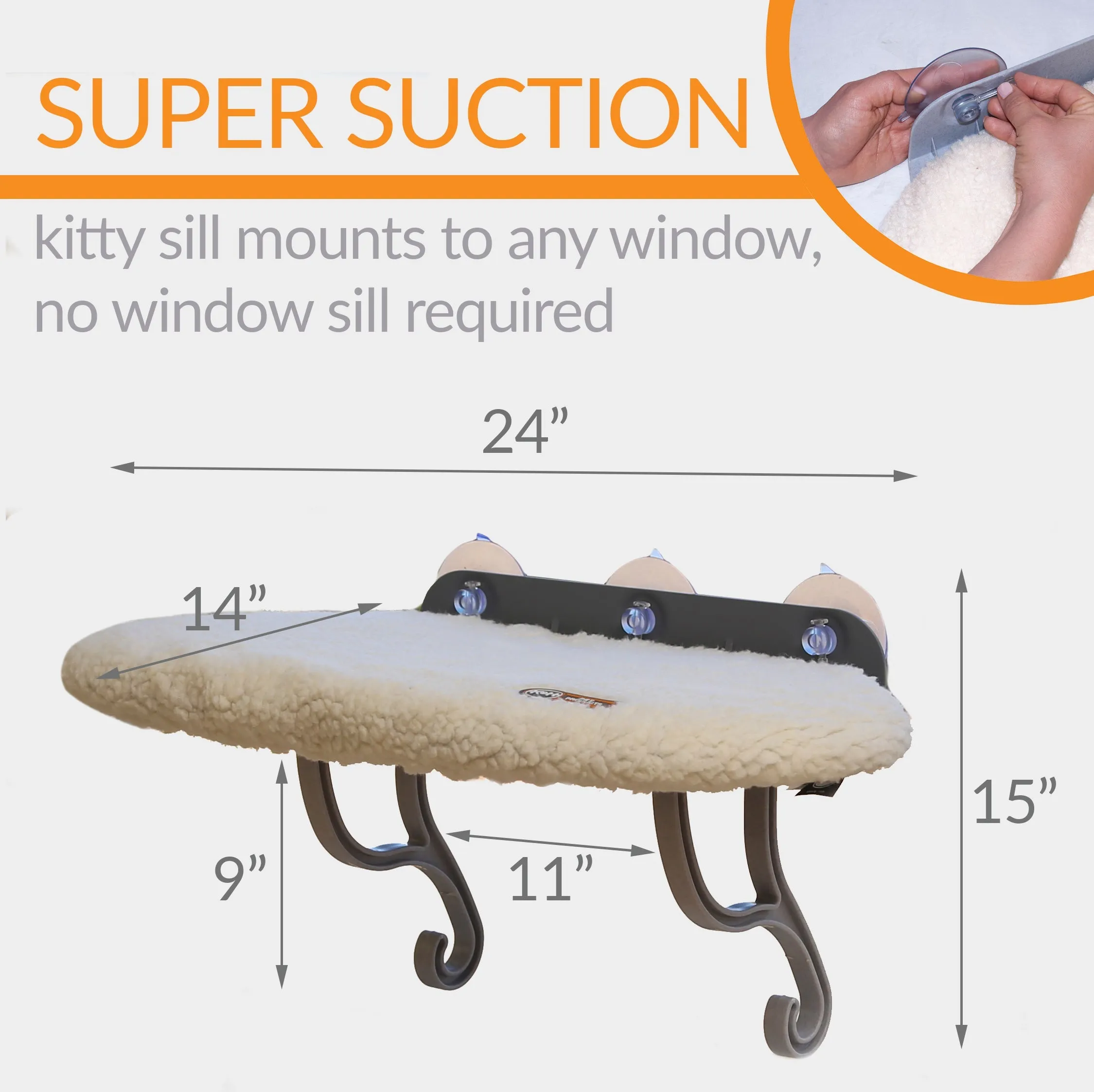 K&H Universal Mount Kitty Sill