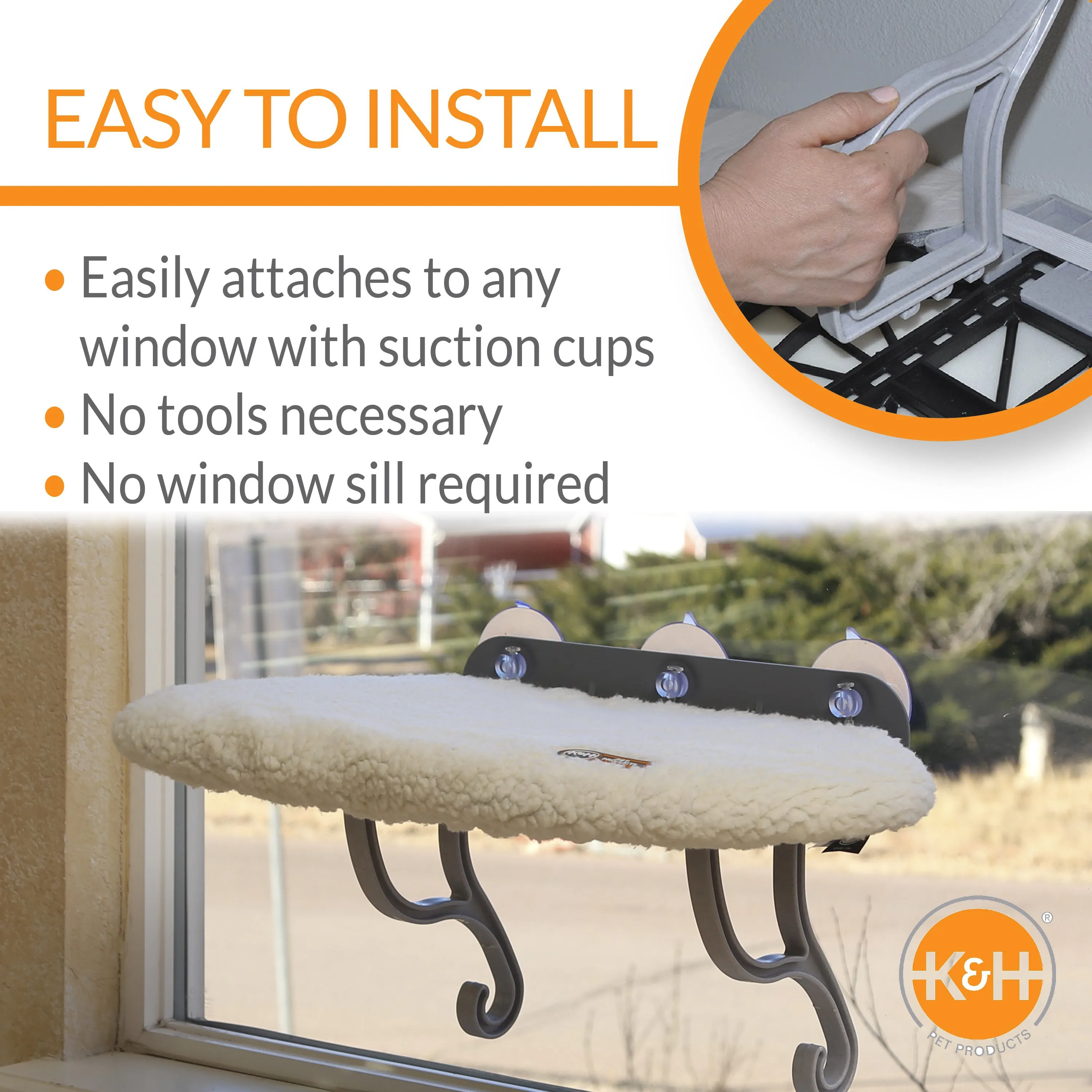 K&H Universal Mount Kitty Sill