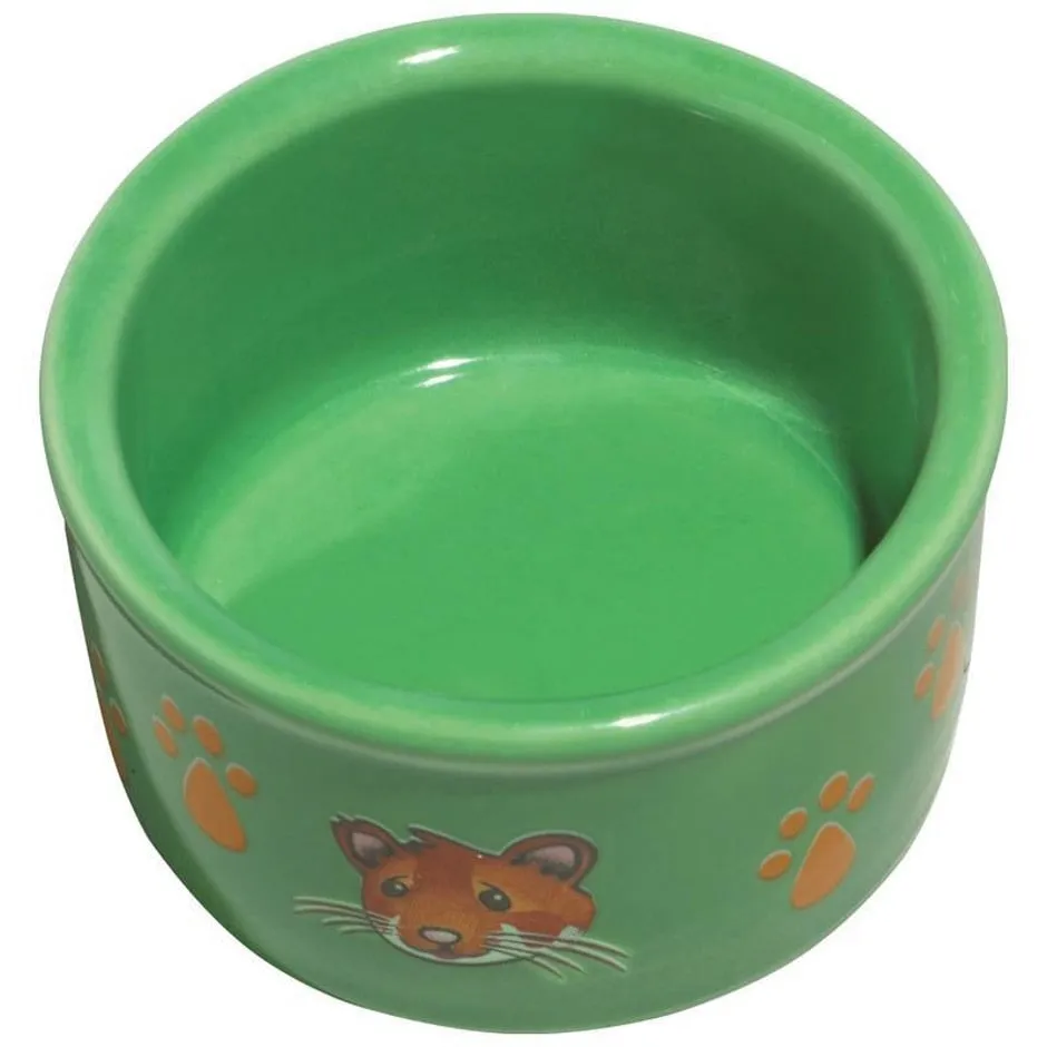 KAYTEE PAW-PRINT PETWARE BOWL (3 IN, ASSORTED)