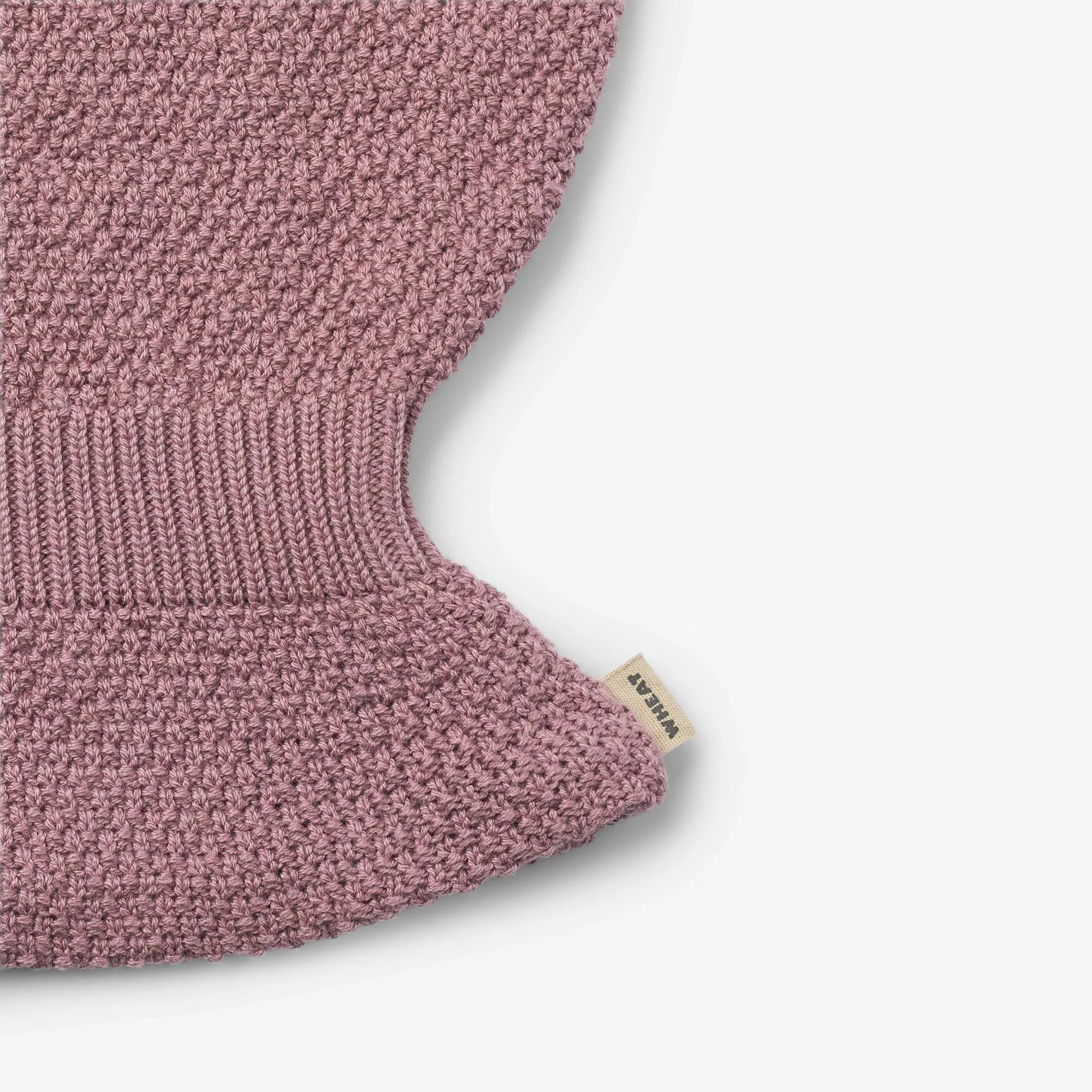 Knitted Balaclava Pomi - lavender dawn