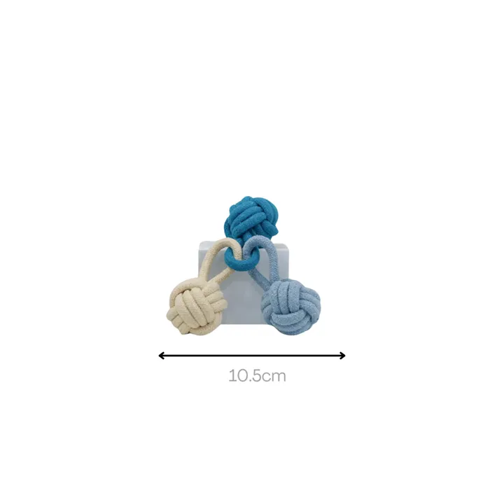 Knotty Interactive Rope Tug Toy Set, Sky and Cloud
