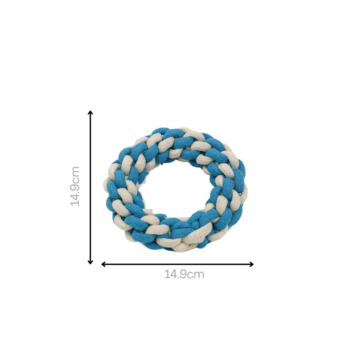 Knotty Interactive Rope Tug Toy Set, Sky and Cloud