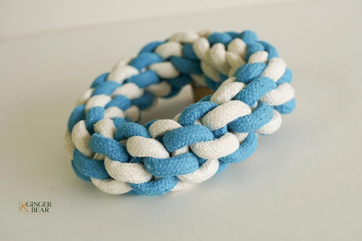 Knotty Interactive Rope Tug Toy Set, Sky and Cloud