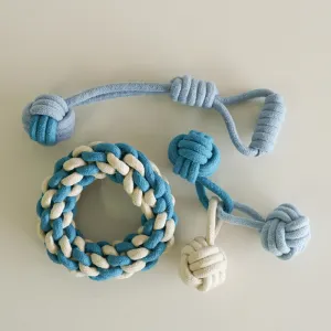 Knotty Interactive Rope Tug Toy Set, Sky and Cloud