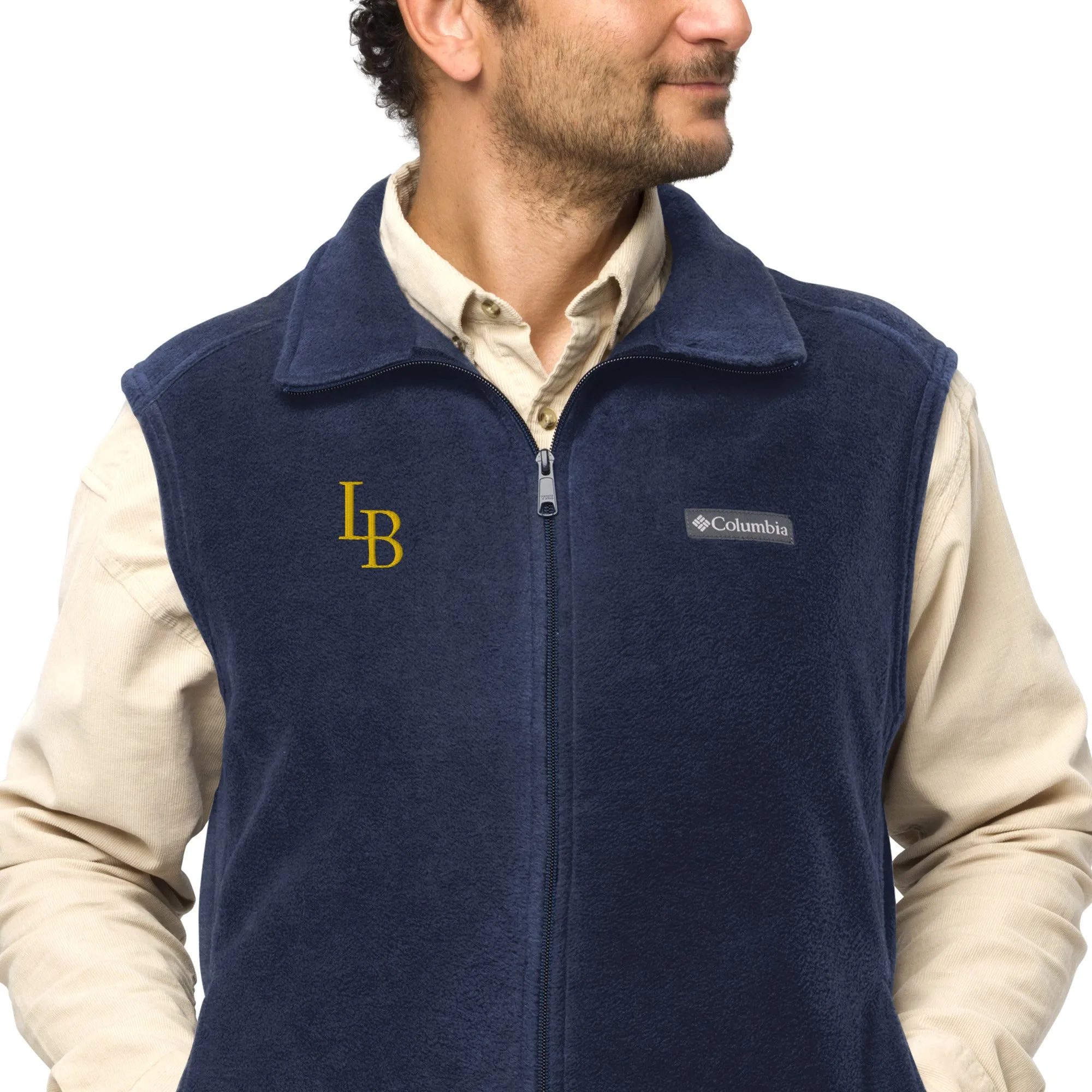 LB Men’s Columbia fleece vest