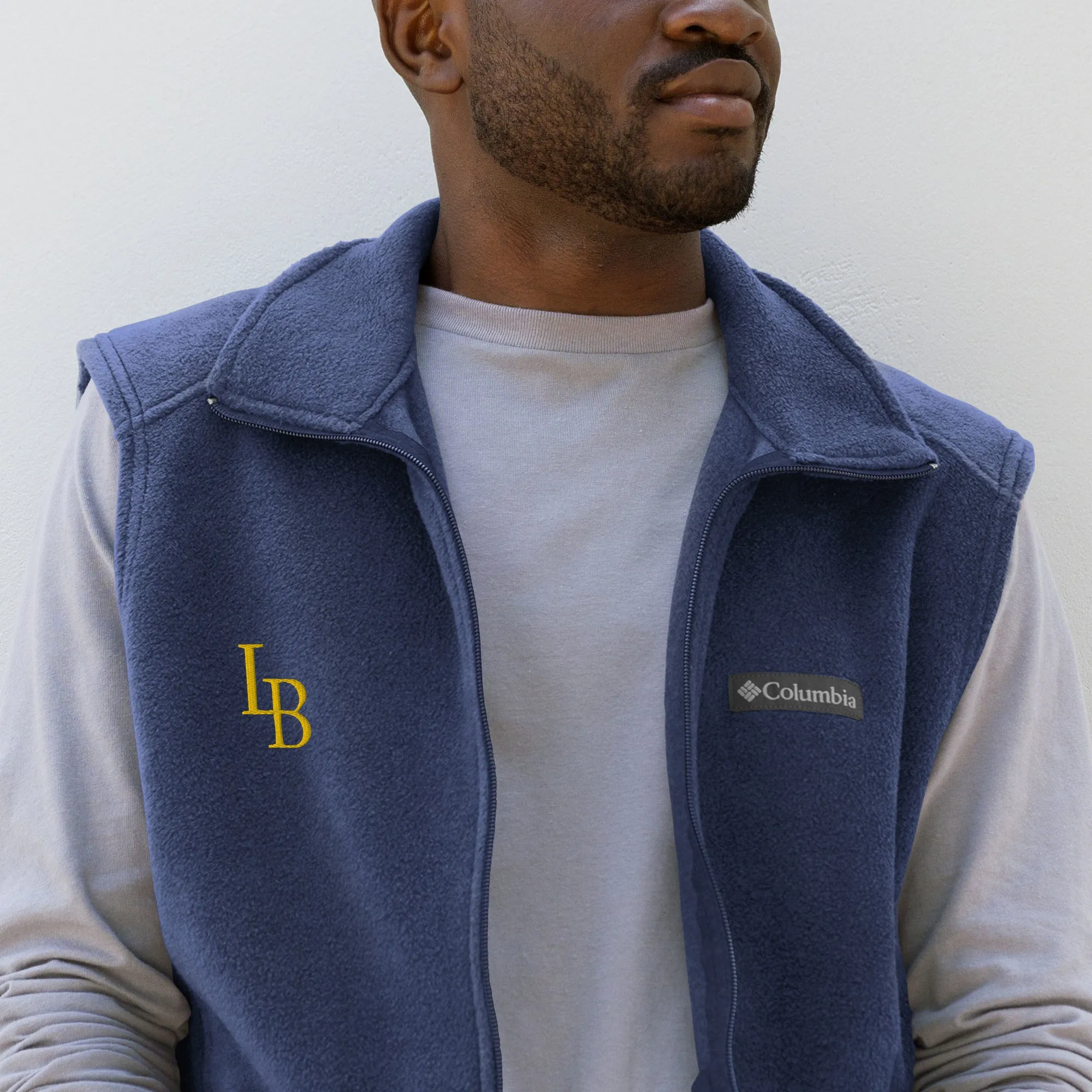 LB Men’s Columbia fleece vest