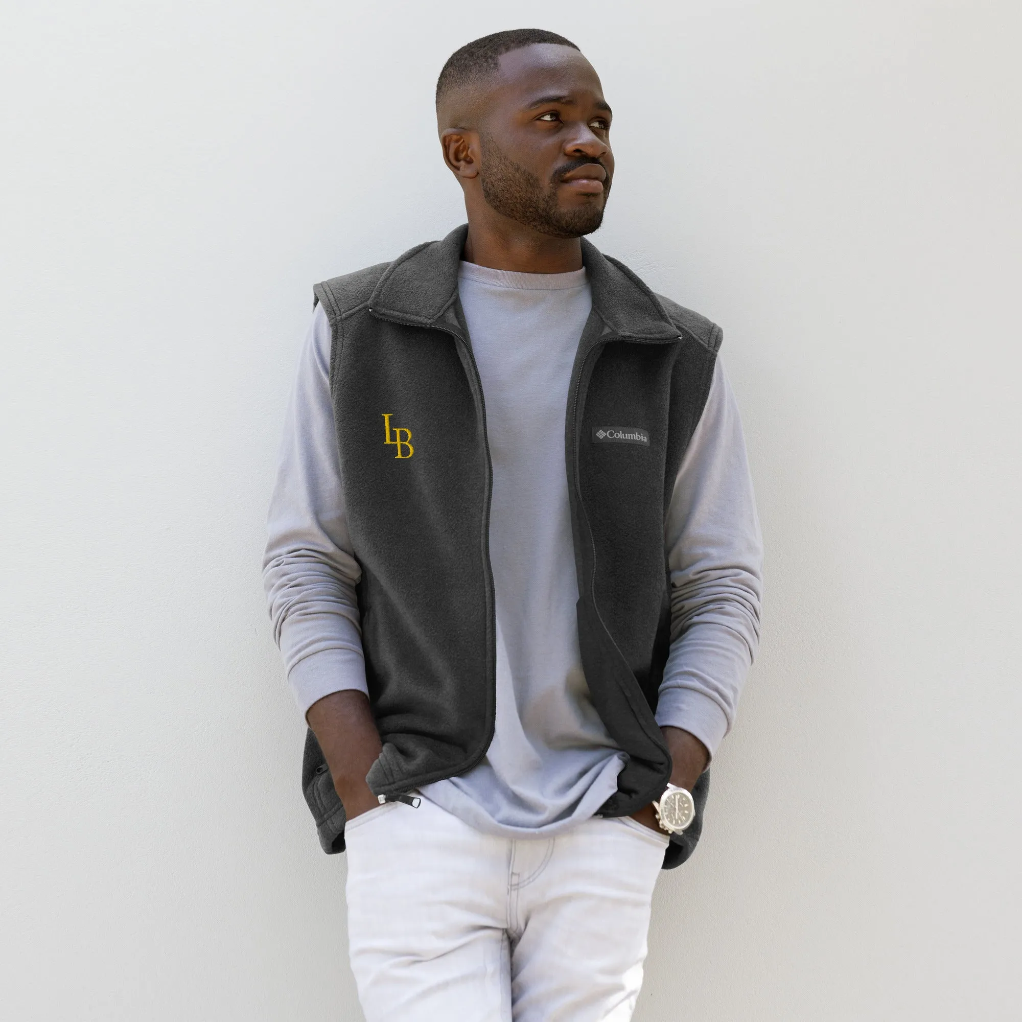 LB Men’s Columbia fleece vest