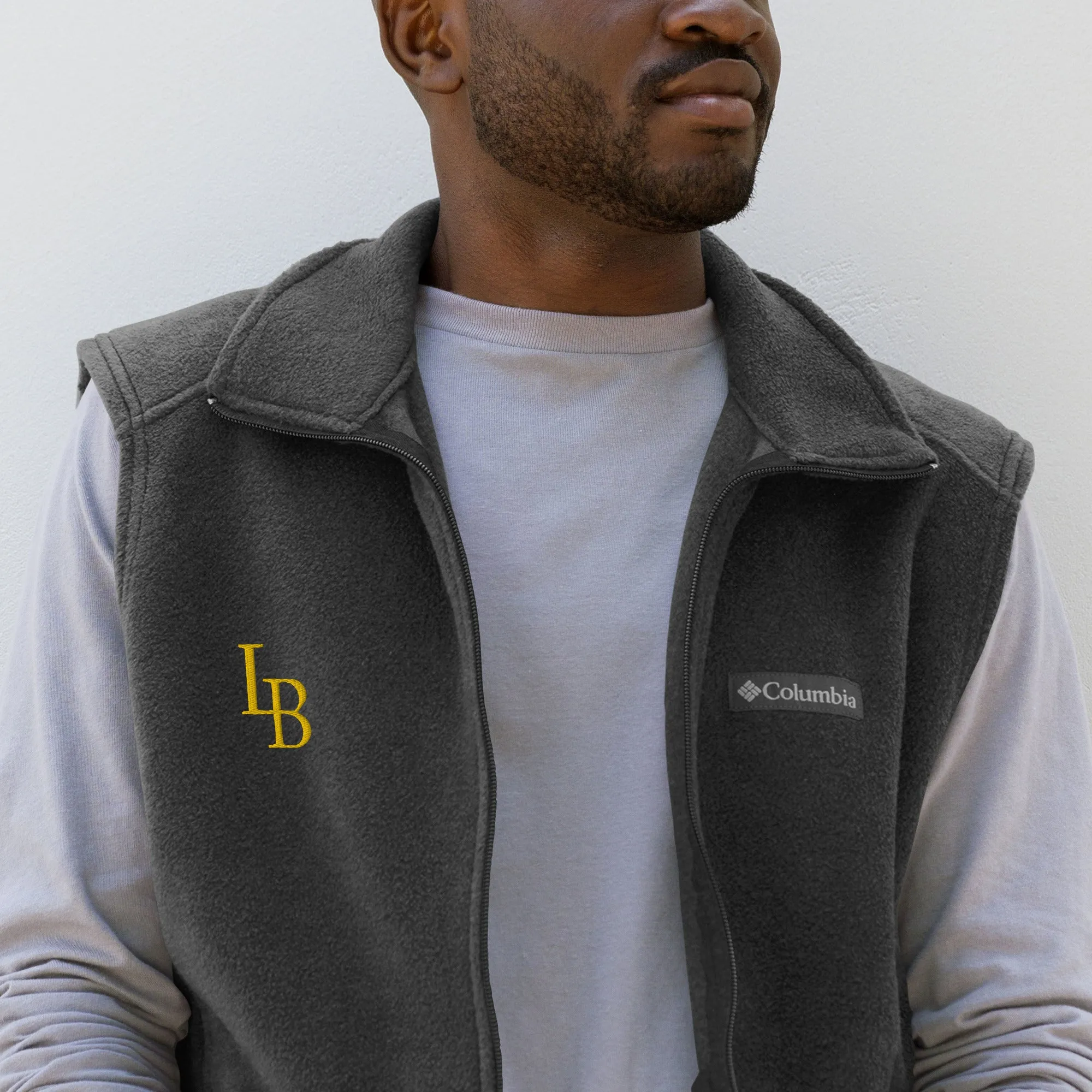 LB Men’s Columbia fleece vest