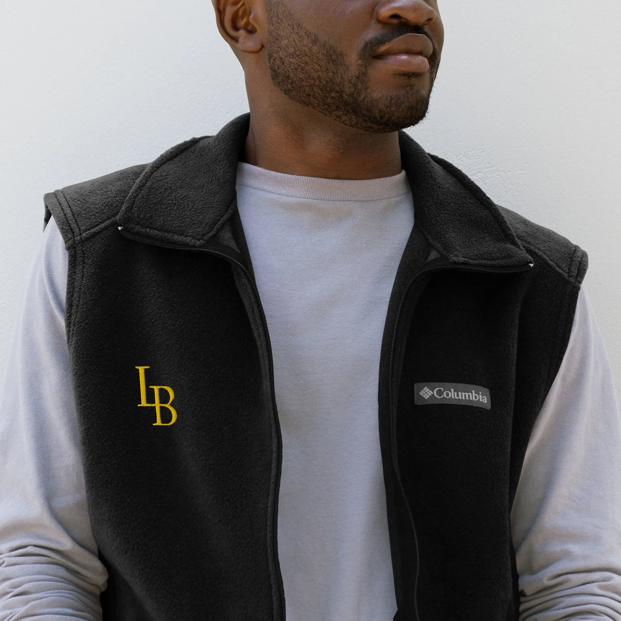 LB Men’s Columbia fleece vest