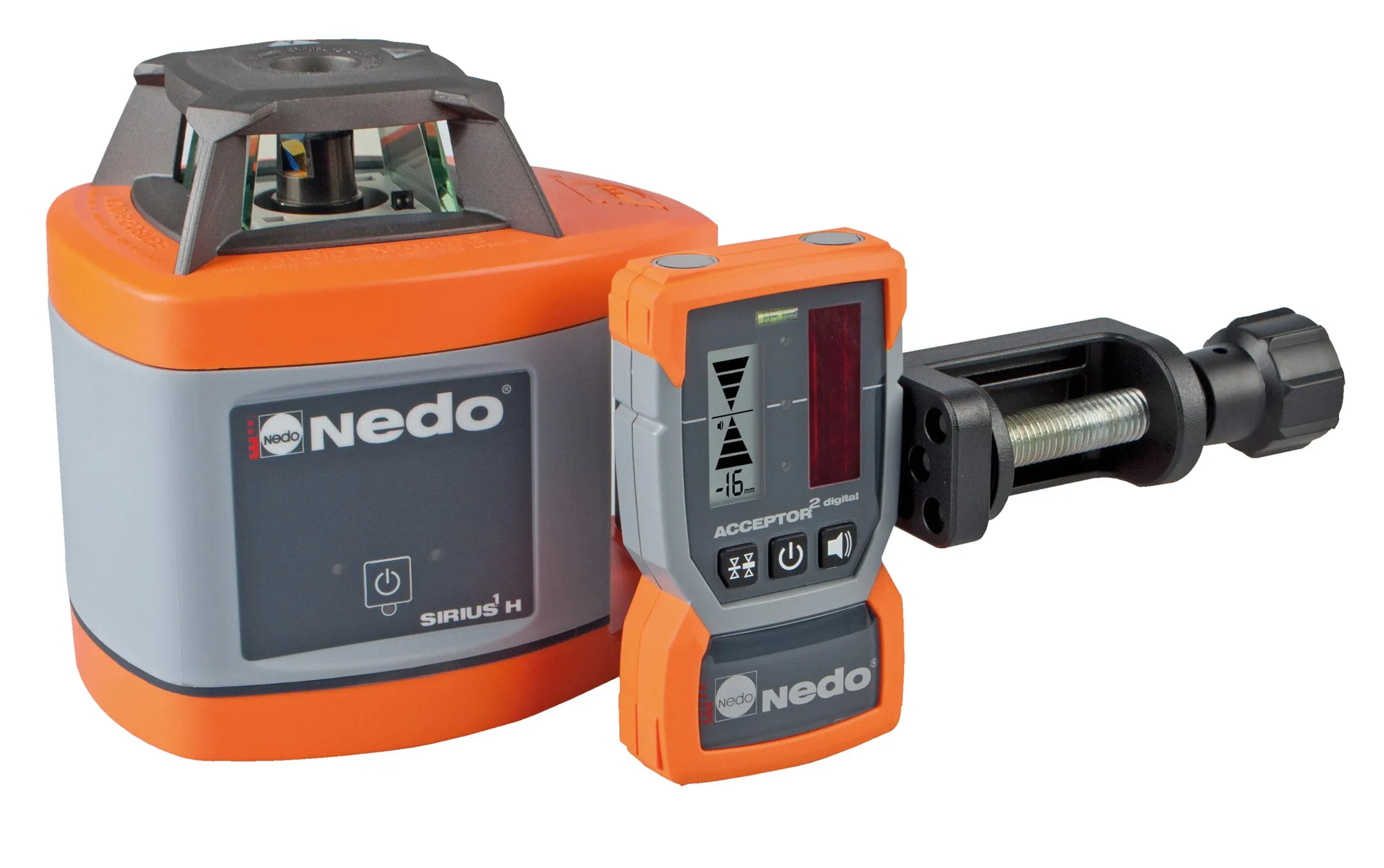 Nedo Sirius1H Rotating Laser    ACCEPTOR 2 Digital Receiver