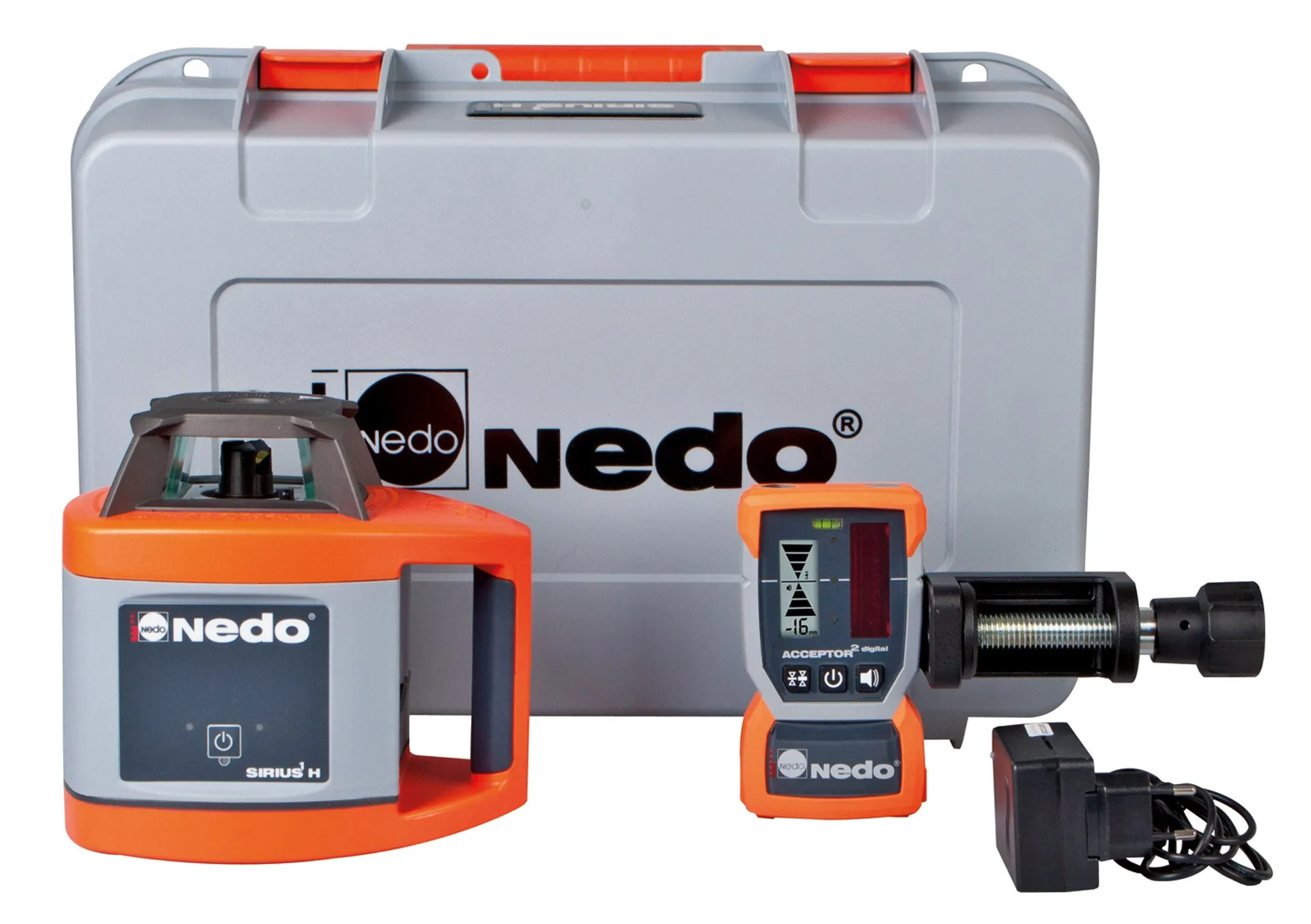 Nedo Sirius1H Rotating Laser    ACCEPTOR 2 Digital Receiver
