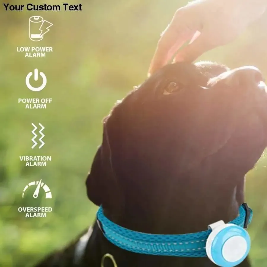 New GPS Pet Tracker, Waterproof Smart WiFi Mini Portable Pet Anti-Lost GPS