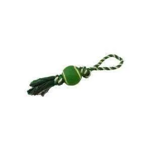 Papillon Rope Toy With Tennis Ball For Dogs 30 cm
