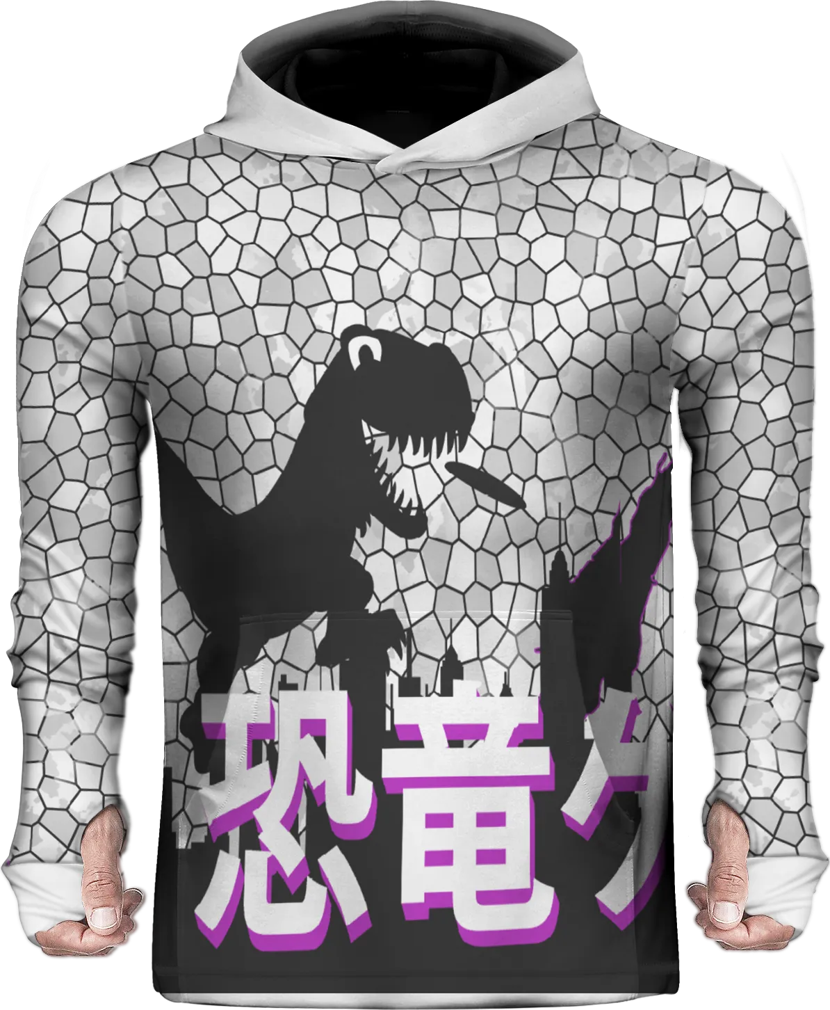 Party Dinosaur Sun Hoodie