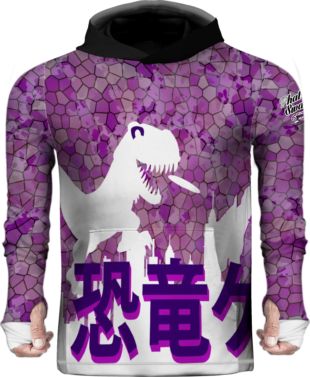 Party Dinosaur Sun Hoodie