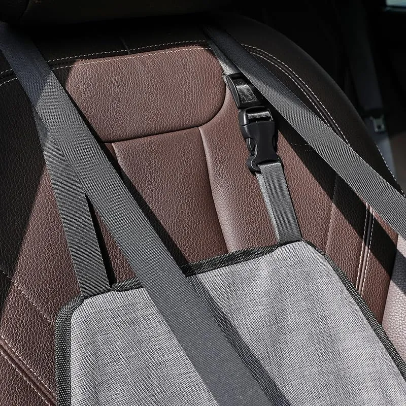 Pet car Seats Small Dogs,Dog Car Seats for Small Medium Dogs & Cats,Portable Puppy/Pet Car Booster Seat with Clip-On Leash and Mesh Window for Pet Up to 12 lbs (Black, Small)