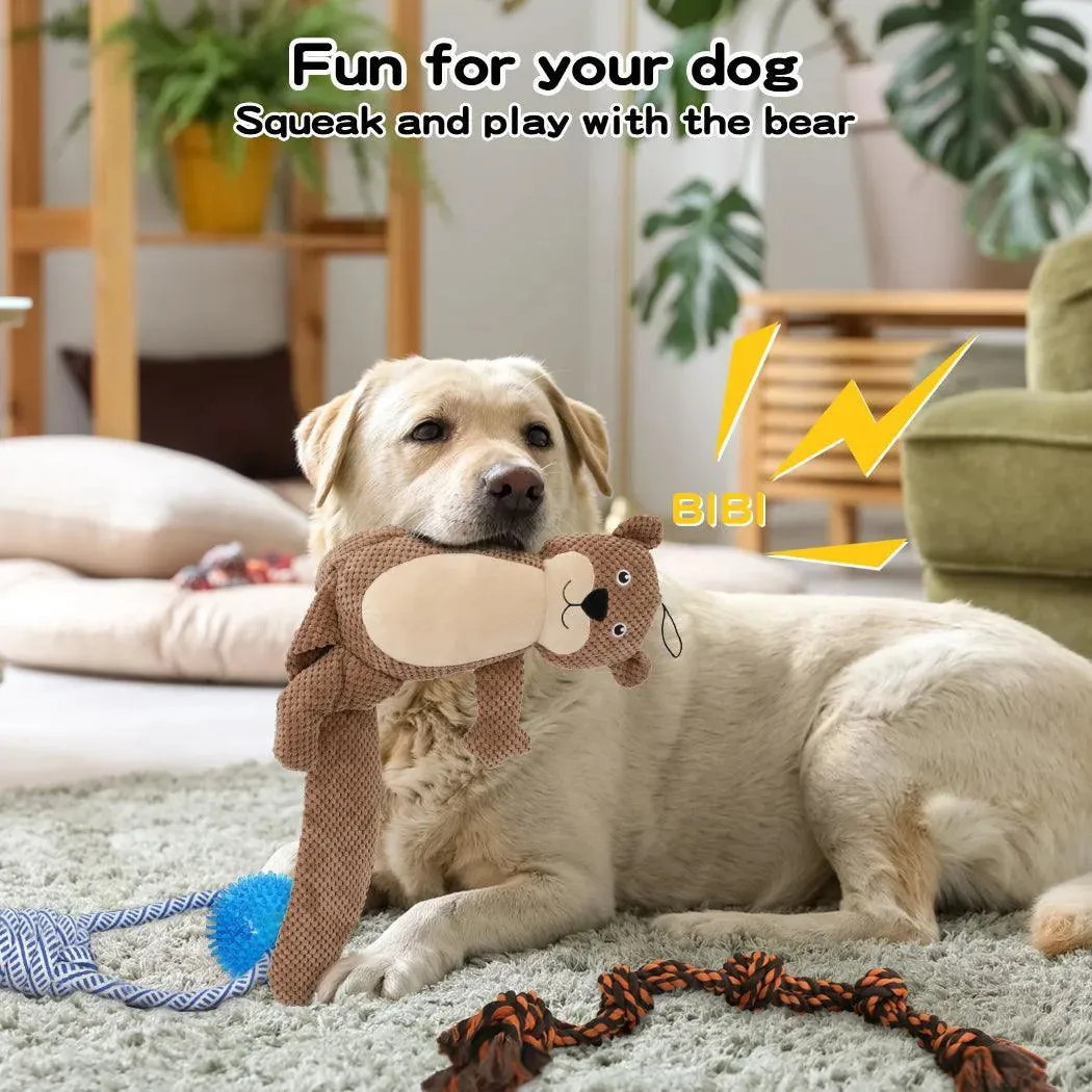 Pet Rope Plush Toy Teething 5pcs Value Pack