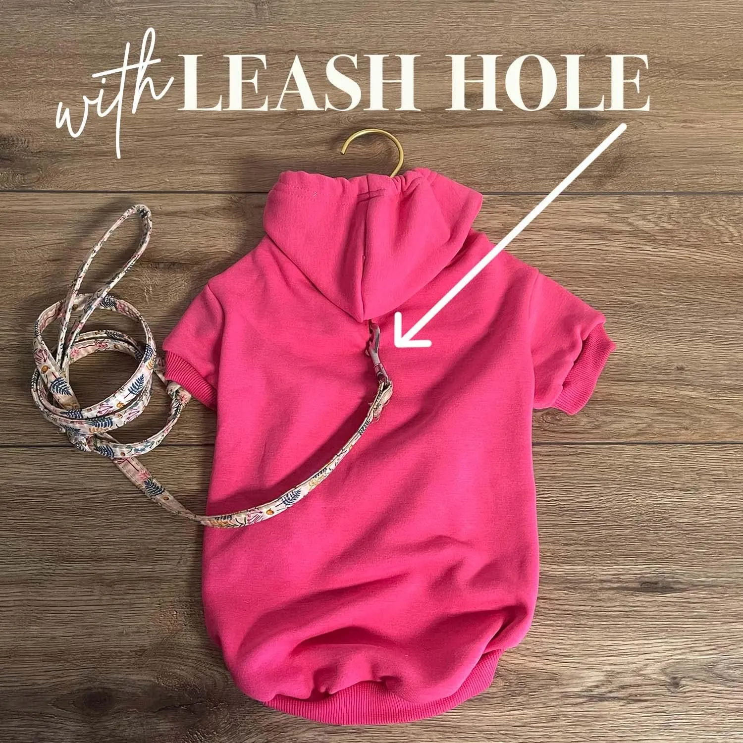 Put Me in Coach Football Dog Hoodie Fleece Lined Pullover Sweatshirt with Leash Hole (Red, 2X-Large 417)