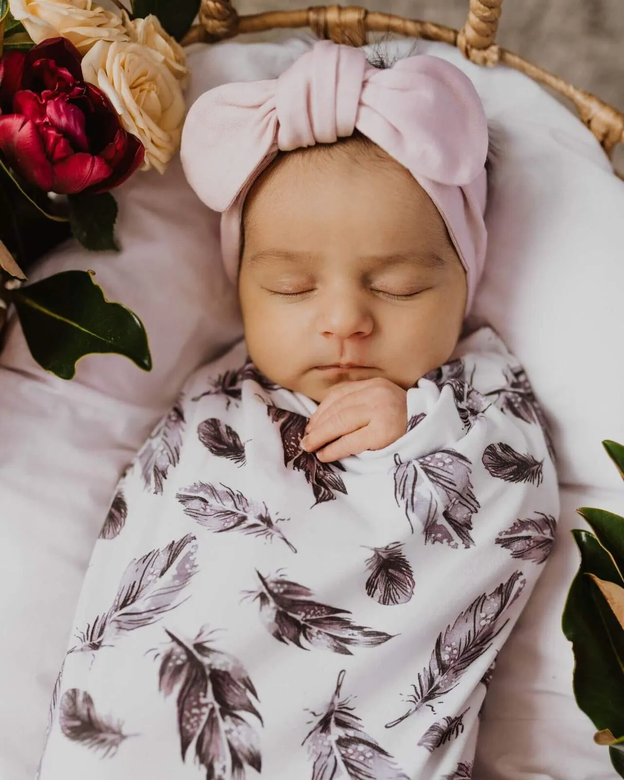 Snuggle Hunny Kids - Quill Snuggle Swaddle & Beanie Set