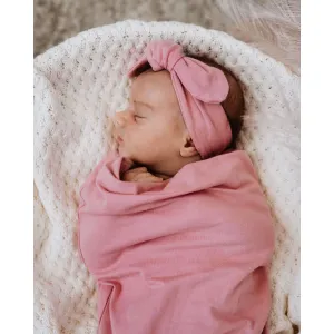 Snuggle Hunny Swaddle Sack & Top Knot Set