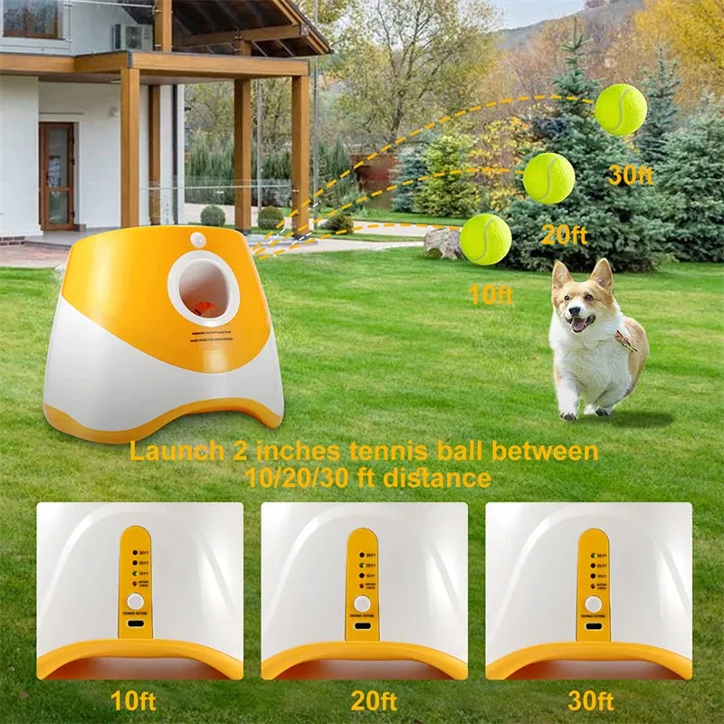Tennis Launcher Automatic Pet Dogs