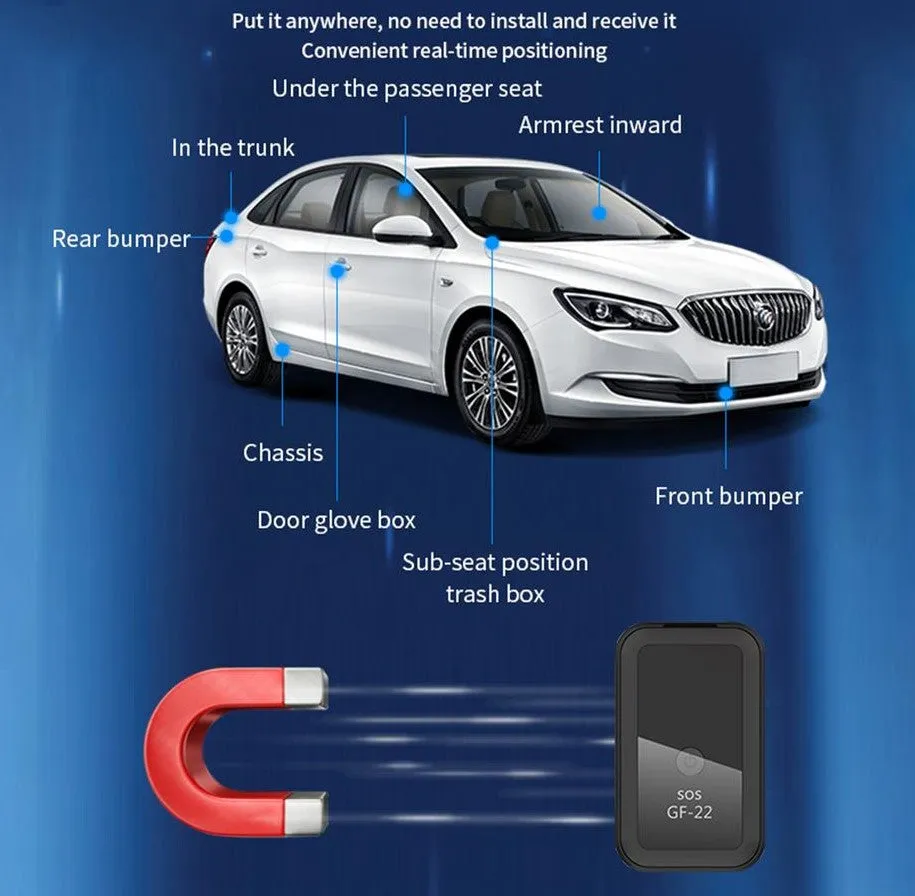 Tracer Car GPS Tracker | Remote Listen/ Talk
